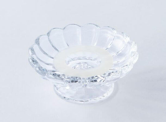 SGI Soka Gakkai compact bell set glass