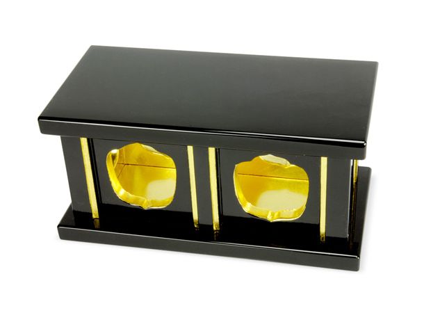 SGI Soka gakkai Buddhist ware stand black lacquered L size