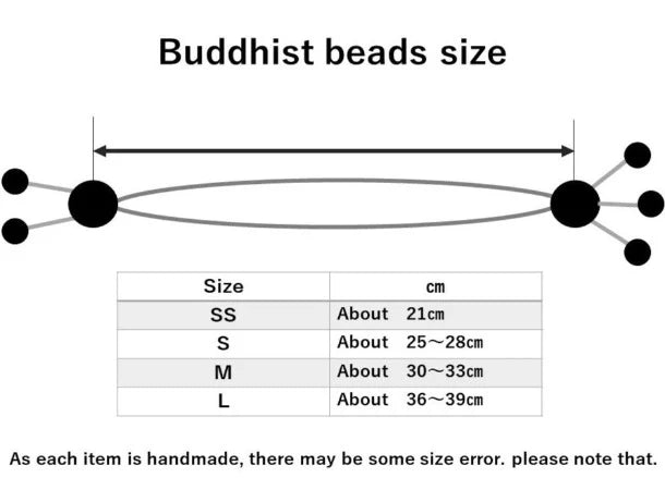 SGI Soka Gakkai Prayer beads M size gray color blue tassel