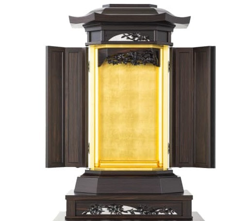 SGI Soka Gakkai Butsudan EBONY cherry blossom castle