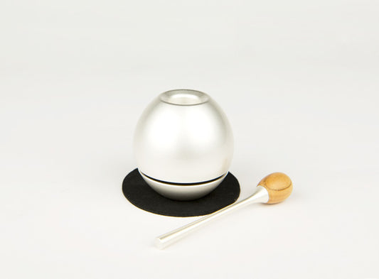 SGI Soka Gakkai compact bell set Silver