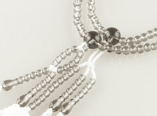 SGI Soka Gakkai Prayer beads M size Clear Brown