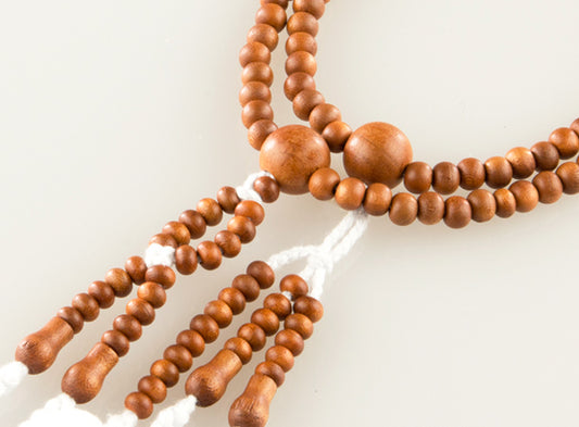 SGI Soka Gakkai Prayer beads 【American black cherry Sealer Coating】