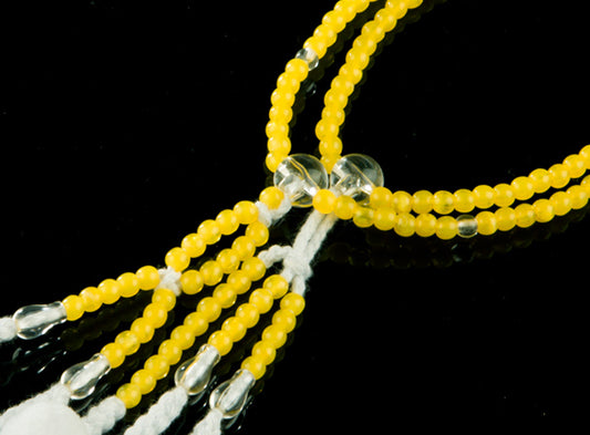 SGI Soka Gakkai Prayer beads SS size for kids yellow
