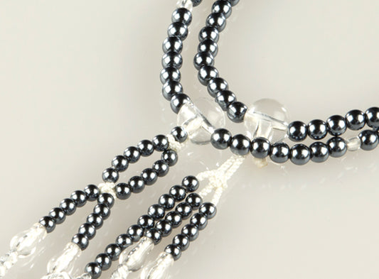 SGI Soka Gakkai Prayer beads 【S】size Abs resin Black Pearl Color