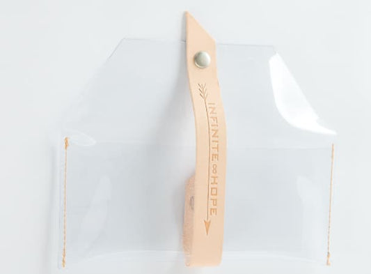 SGI Soka Gakkai Juzu Buddhist beads PVC material Pouch Clear Color