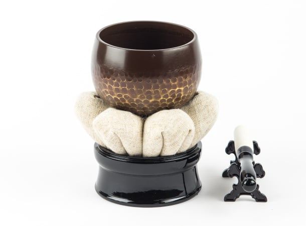 Soka gakkai bell cushion flower shape