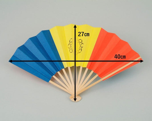SGI Soka Gakkai Three colors Folding fan