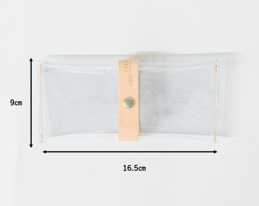 SGI Soka Gakkai Juzu Buddhist beads PVC material Pouch Clear Color - KONGODO SGI STORE