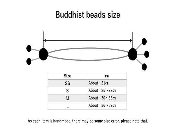 SGI Soka Gakkai Prayer beads S size colorful mix Red