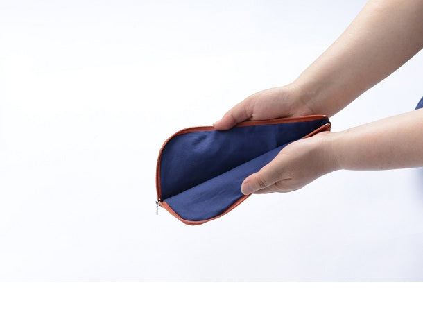 SGI Soka Gakkai prayer beads pouch Brown With SGI logo