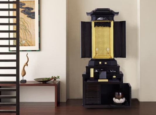 SGI Soka Gakkai Butsudan EBONY cherry blossom castle