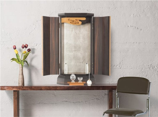 SGI Soka Gakkai Ebony Butsudan SUNSHINE SILVER