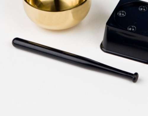 SGI Soka Gakkai compact bell set clear Black