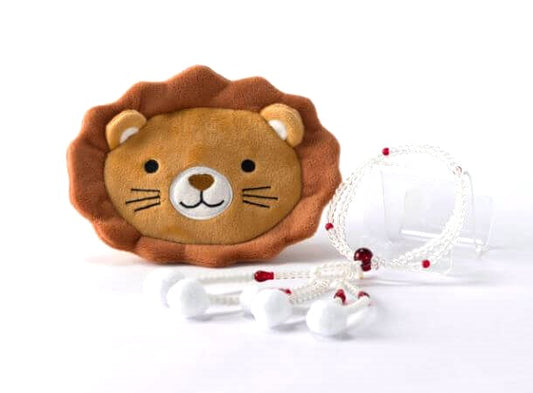 SGI Soka Gakkai  prayer beads＆Pouch set lion for kids