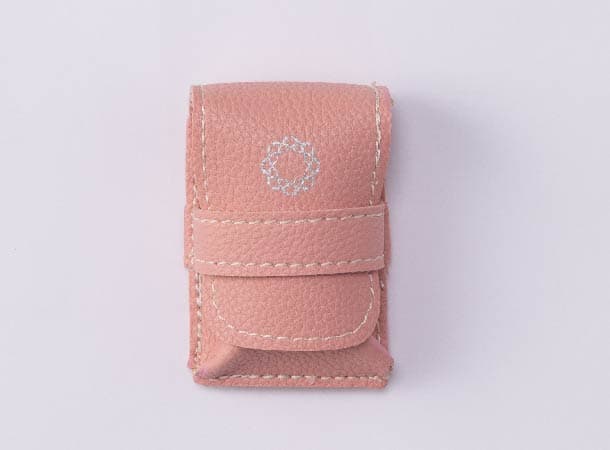 SGI Soka Gakkai  omamori gohonzon artificial leather case Pink