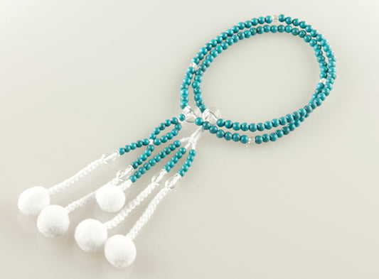 SGI Soka Gakkai Prayer beads M size turquoise Blue