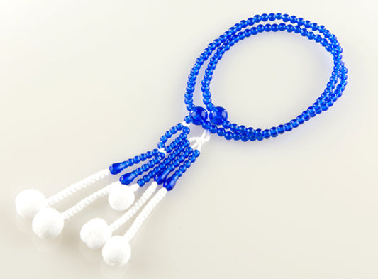 SGI Soka Gakkai Prayer beads M size Clear Blue