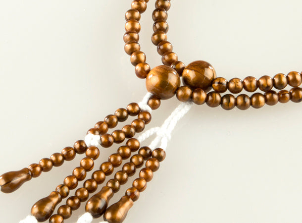 SGI Soka Gakkai Prayer beads M size Shiny brown