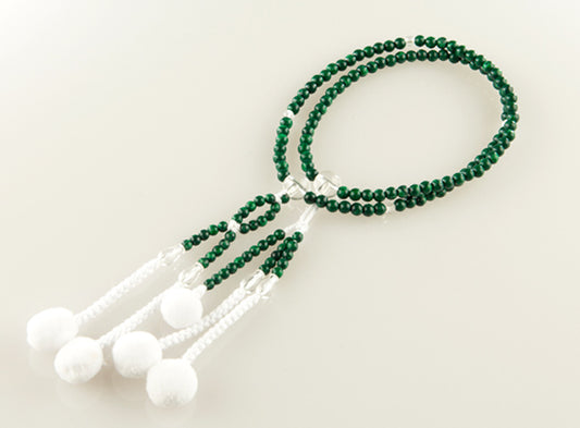 SGI Soka Gakkai Prayer beads M size Deep Green
