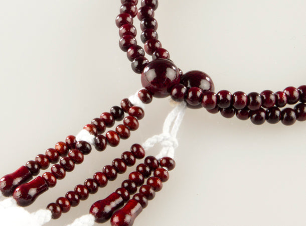 SGI Soka Gakkai  Prayer beads American black cherry  Red