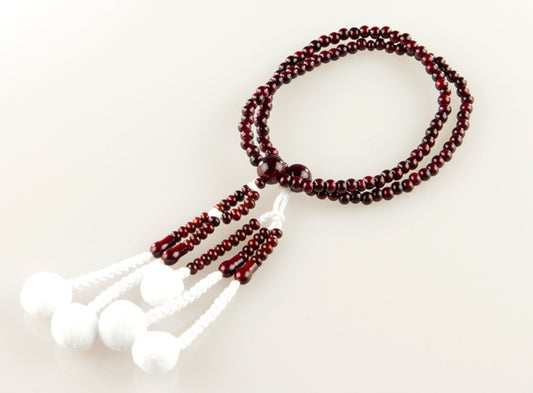 SGI Soka Gakkai  Prayer beads American black cherry  Red