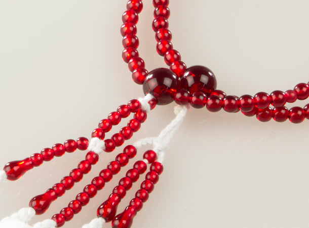 SGI Soka Gakkai  Prayer beads S size Red