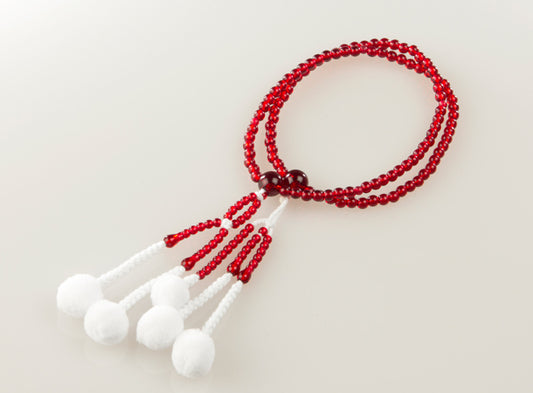 SGI Soka Gakkai  Prayer beads S size Red