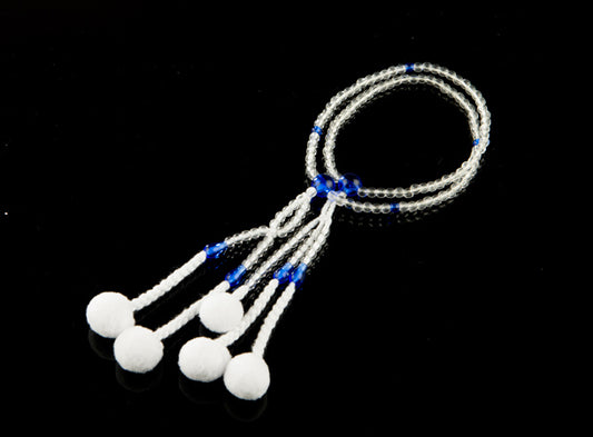 SGI Soka Gakkai Prayer beads SS size for kids Clear＆Blue