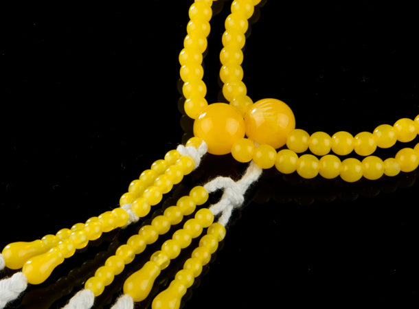 SGI Soka Gakkai Prayer beads S size yellow