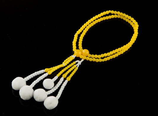 SGI Soka Gakkai Prayer beads S size yellow