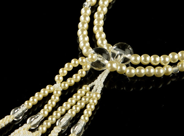 SGI Soka Gakkai Prayer beads S size yellow Pearl Color