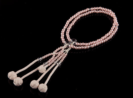SGI Soka Gakkai Prayer beads S size Pink Pearl Color　