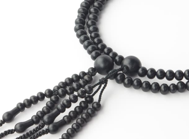 SGI Soka Gakkai Prayer beads camellia Black