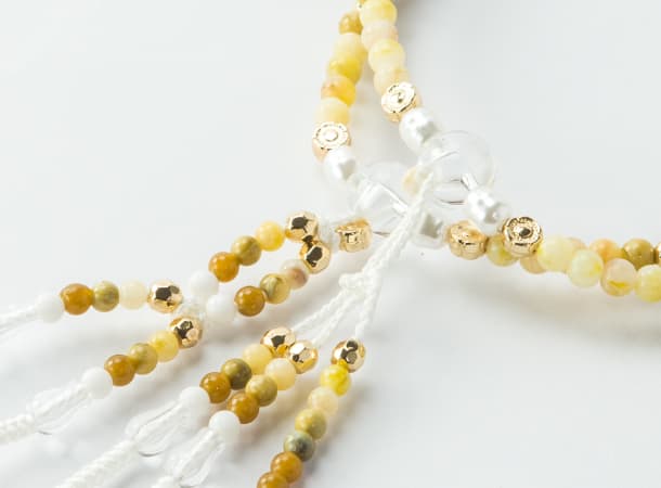 SGI Soka Gakkai Prayer beads S size colorful mix Brown
