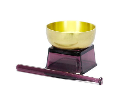 SGI Soka Gakkai compact bell set Purple