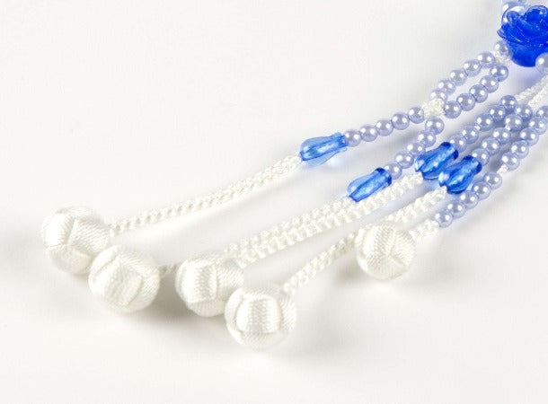 SGI  Soka Gakkai Prayer beads 【S】size Blue Rose
